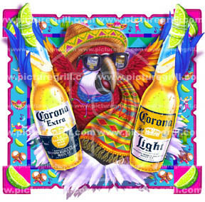 artist of parrot art and illustration