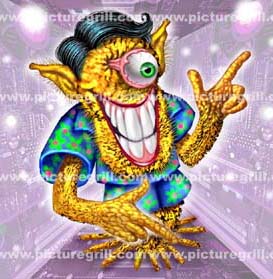 artist of disco monster art